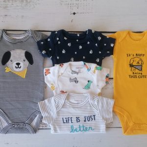 Set 5 Bodys Perrito Amarillo