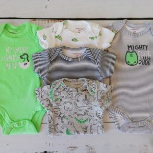 Set 5 Bodys Dino Verde