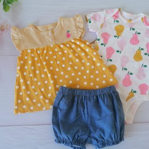 Conjunto Verano 3 Piezas Frutas