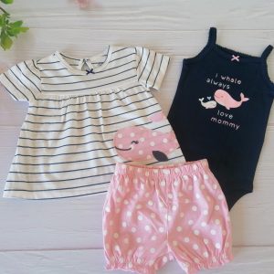 Conjunto Verano 3 Piezas Ballena