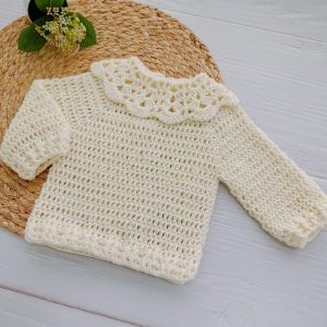 Chaleco con Cuello Abanico