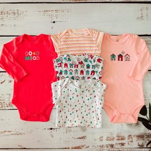 Pack 5 Bodys Manga Larga Casitas