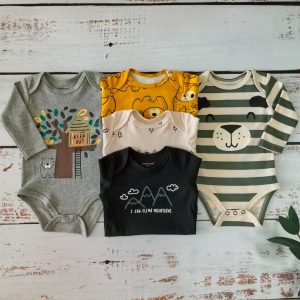 Pack 5 Bodys Manga Larga Oso/casa árbol