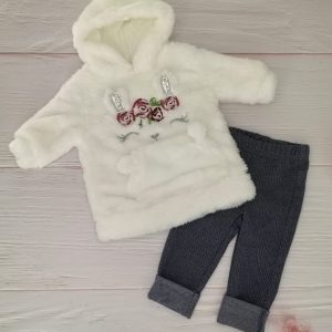 Conjunto Niña 2 pcs Corderito blanco